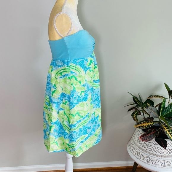Lilly Pulitzer gators alley strapless dress - Picture 5 of 7